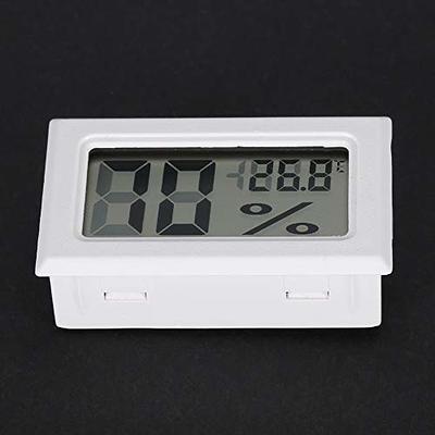 ViaGasaFamido 2 in 1 Thermometer Hygrometer Digital LCD Humidity Thermometer  Indoor Thermometer Humidity Hygrometer Gauge for Home Office(White) - Yahoo  Shopping