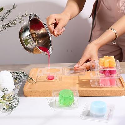 Wholesale Plastic Clear Clamshell Wax Melt Mold Containers for