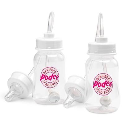 iFeed 9 Ounce Self Feeding Baby Bottle with Tube - Handless Anti-Colic  Nursing System, Blue - 2-Pack