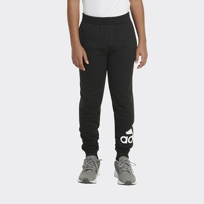 adidas Elastic Waistband Cozy Furry Joggers - Black