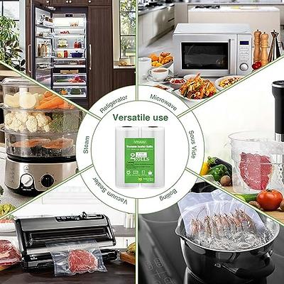 Food Vacuum Sealer Machine with 2 Rolls Food Vacuum Sealer Bags