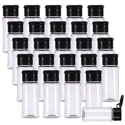  (Set of 12) Mini Salt and Pepper Shakers, 0.5 oz / 1/2 oz Glass  Cube Body Restaurant Salt and Pepper Shakers by Tezzorio: Home & Kitchen