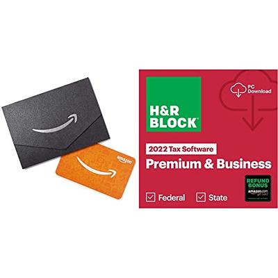 Amazon.com: H&R Block Tax Softrware Premium 2023 with Refund Bonus Offer ( Amazon Exclusive) (Physical Code by Mail) : Everything Else