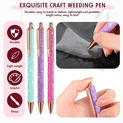 Dielianyi 4PCS Bling tool for Rhinestone Bling Pen Wand with Dowel Pen  Holder, epoxy and vinyl Rhinestone Pen Art Craft Tools for InkJoy Pens Gel  Pens