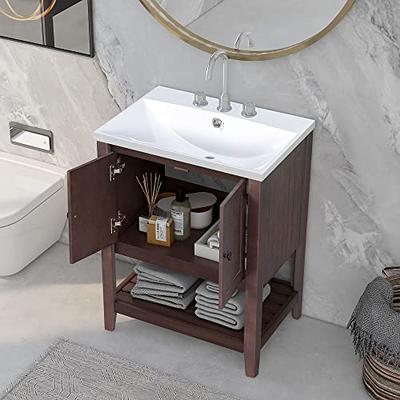 NEW Bathroom Vanity Cabinet Under Vessel Sink Organizer Bathroom