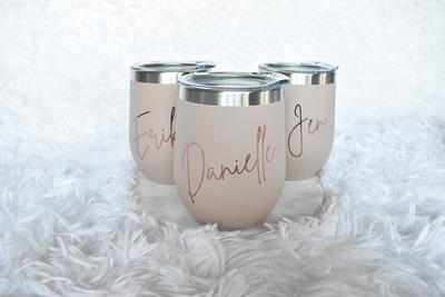 Bridal Party 12oz Wine Tumblers