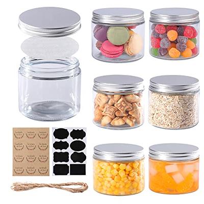 Honmtp Mini Mason Jar, wide mouth(3.38), canning Jar with Lid, Gasket, and  Label, for jelly, jam, dessert, spices, honey, seasoning, candles, shower  supplies, DIY gifts Or Decor(12 oz - 6 pack) 