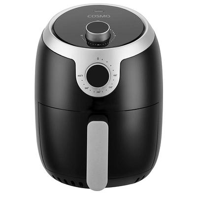 Brentwood Small 1400-Watt 4 qt. White Electric Digital Air Fryer with Temperature Control