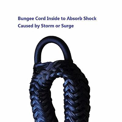 Botepon Boat Bungee Dock Lines, Boating Gifts for Men, Boat Accessories,  Pontoon Accessories, Mooring Lines for Bass Boat, 4 Feet