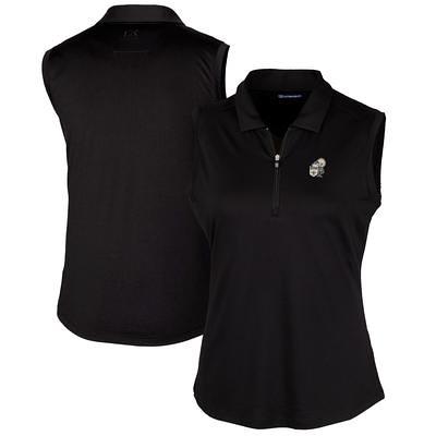 Men's Cutter & Buck Gray New Orleans Saints Throwback Logo Big Tall Forge Tonal Stripe Stretch Polo