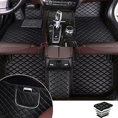 TAHALI Custom Colors Car Floor Mats Black Pink for 99.9% Sedan SUV