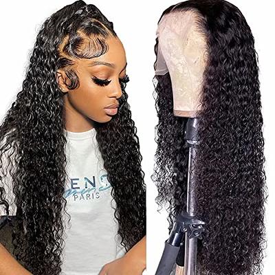 13x4 Deep Wave Lace Front Wigs Human Hair Pre Plucked Wigs for