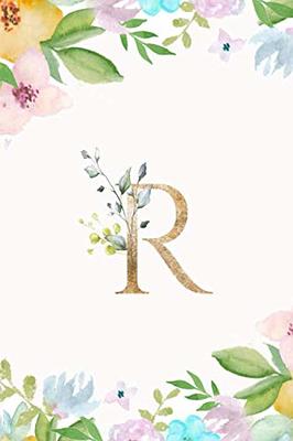 M: Monogram Initial Letter M Composition Notebook Journal for Girls and  Women (Floral Notebook)