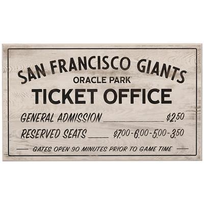 San Francisco Giants - MAN CAVE - Embossed Steel Street Sign –  authenticstreetsigns