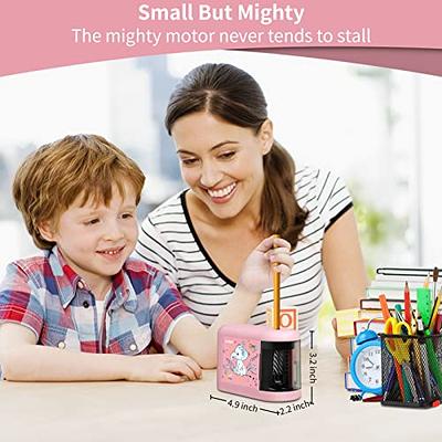 AFMAT Electric Pencil Sharpener for Kids, Cute Pink Pencil Sharpener  (Elephant Pattern), Cordless Sharpener for 8mm Pencils, Battery Operated  Electric Pencil Sharpener for Home, Office, School - Yahoo Shopping