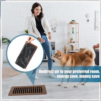 Floor Vent Covers, Rectangle 4x10 Air Vent Screen Cover Magnetic Vent  Covers for Ceiling Easy Install PVC Register Vent Covers for Home  Ceiling/Wall/Floor Air Vent Filters (Black, 6 Pack, Φ0.8mm) : 