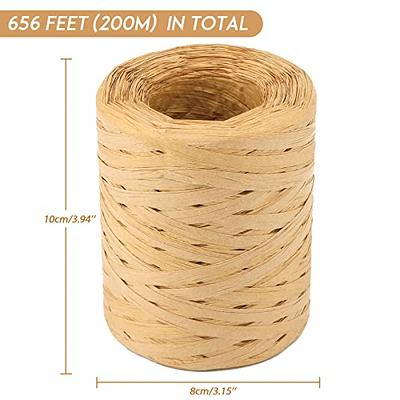 LEREATI Jute Twine String, 2mm 328 Feet Natural Garden Twine for