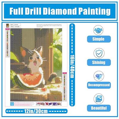 Cat Diamond Painting Kits for Adults-Cat Diamond Art Kits for Adults,Cat Gem  Art Kits for Adults for Gift Home Wall Decor(12x16inch) - Yahoo Shopping