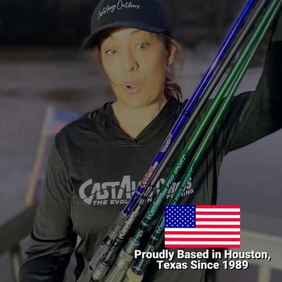 Castaway Invicta II - High Performance 7' Saltwater Spinning Rod with High  Modulus Nano Blend Blank, Non-Slip Winn Grip, SeaGuide SS316 Tangle Free  Frames & Ergonomic Split Reel Seat, Medium Flex 