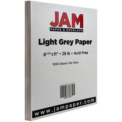 JAM Paper Bright White Wove 8.5 x 11 Extra Heavy Weight 130lb