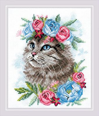 RIOLIS Cross-Stitch Kits - Flower Windowsill Counted Cross-Stitch Craft Kit  - Yahoo Shopping