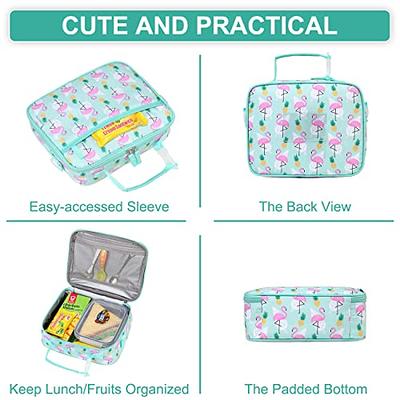 VASCHY Lunch Box Bag for Kids, Reusable Insulated Lunch Box