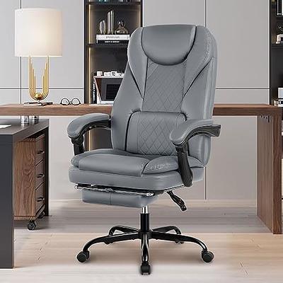 OFIKA Home Office Chair with Spring Cushion,400LBS High Back Executive  Office Chair