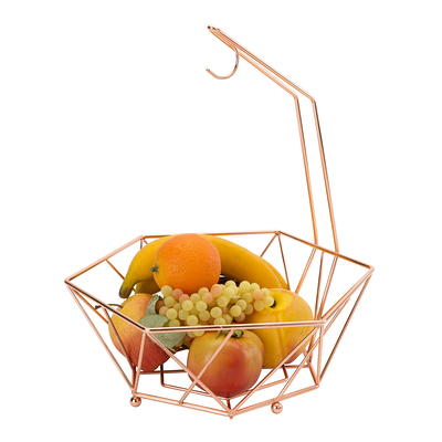 Fruit Basket With Lid - Decorative Fruit Bowl Metal Wire Basket Covered  Fruit Bowl Strainer For Fruits Vegetables Fruit Display Stand Keeps Flies  Out
