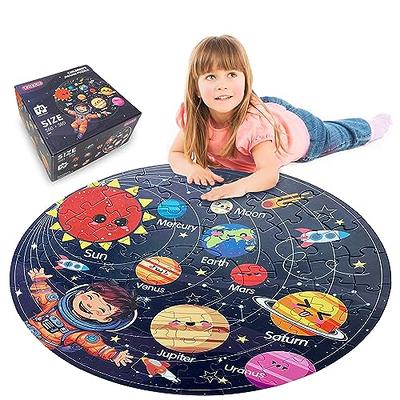 TALGIC Solar System Large 70 Piece Round Jigsaw Puzzles Toys for Kids 3-10  Popular Gifts with Planets & Space Kids Solar System Toys - Yahoo Shopping