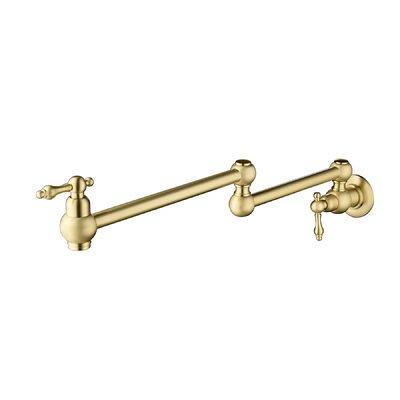 Kingston Brass KS3103AL Restoration Wall Mount Pot Filler Kitchen