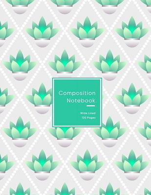 Notebook: Sparkle White Glitter Composition Book 7.5 x 9.25 100 College  Ruled Pages