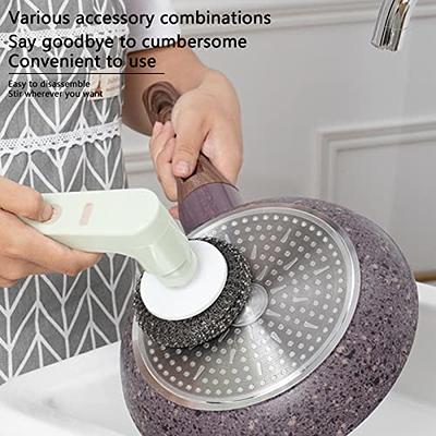 4 In 1 Handheld Electric Vegetable Cutter and Slicer - Mini Wireless Food  Processor with Brush - Vegetable Garlic Chopper 