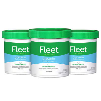 Fleet Glycerin Suppositories 50Ct