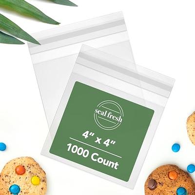 Flat Glassine Waxed Paper Treat Bags 4x6 Semi-Transparent for Bakery  Cookies Candies Dessert Chocolate Party Favor, Pack of 100 by Quotidian  (4'' x 6'') White 4x6 Inch (Pack of 100)