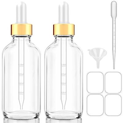 Clear Glass Dropper Bottles - 2 Oz. - Nevlers