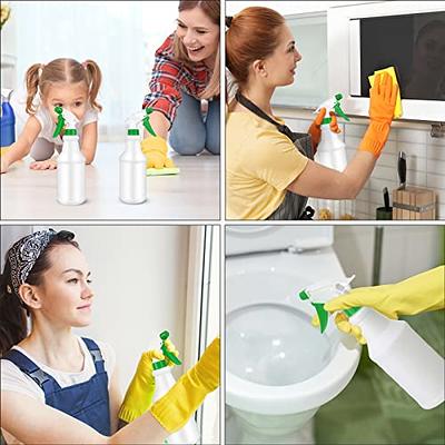 12 Pcs 32 oz Plastic Spray Bottles Heavy Duty Spraying Bottles Leak Proof  Mist Empty Water Bottle for Pets Cleaning Solutions Planting Spray Alcohol  with Adjustable Nozzle and Label (Green, White) - Yahoo Shopping