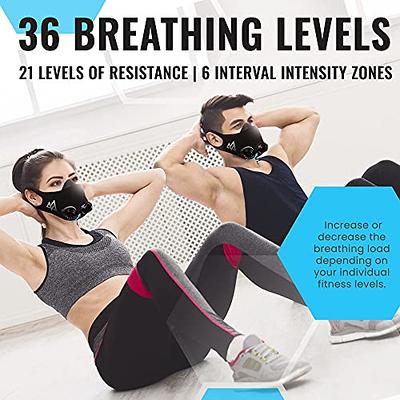 Sparthos High Altitude Mask - Simulate High Altitudes - for Gym, Cardio,  Fitness, Running, Endurance and HIIT Training [16 Breathing Levels]