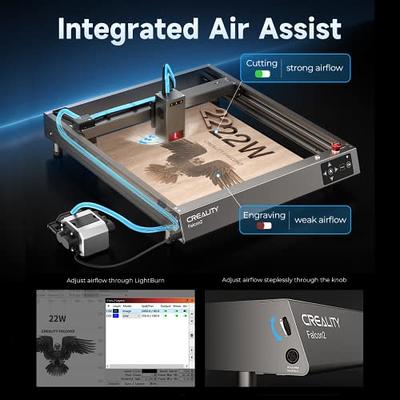  xTool D1 Pro All-in-One Kit with 20W Laser Engraver, Air  Assist&Honeycomb for Laser Cutter DIY Laser Engraving Machine, Enclosure,  RA2 Pro Rotary, Laser Engraver for Wood and Metal, Dark Acrylic, etc.