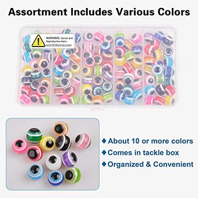 6mm Fishing Beads Assorted colors 200 pieces 