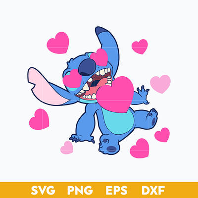 Stitch SVG, Stitch Cartoon SVG, Cartoon SVG, PNG, DXF, EPS Digital Fil