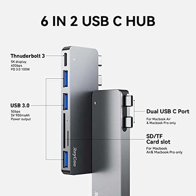 LENTION USB C Hub,USB C 7-in-1 Multiport Adapter with 4K HDMI,3 USB  3.0,100W PD,SD/TF Card Reader,Laptop Docking Station for 2023-2016 MacBook  Pro,New Mac Air,Chromebook,More,C36b 