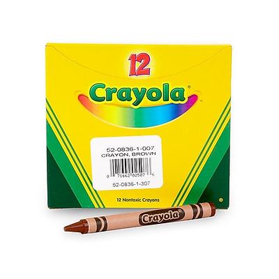 Crayola Bulk Crayons, Brown, 12/Box (52-0836-007) - Yahoo Shopping