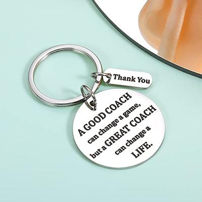  Christmas Gift for Coach Thank You Gift Basketball Coach Gift  Appreciation Keychain Gifts for Football Soccer Volleyball Coach Gifts for  Men Women Sports Match Team Present for Softball Baseball : Sports