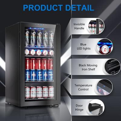 WANAI 120-Can Beverage Cooler and Refrigerator, Small Mini Fridge