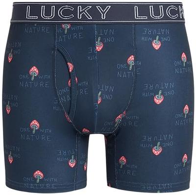 Lucky Brand Men's Underwear - Super Soft Casual Stretch Boxer Briefs (3  Pack), Size Medium, Dark Grey/Print/Sage - Yahoo Shopping