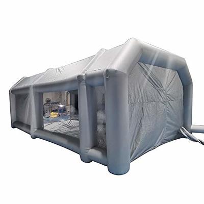 BENTISM Portable Paint Booth, Larger Spray Paint Tent with Built