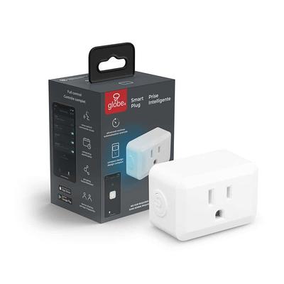GE Wi-Fi Smart Switch 15-Amp 120/125-Volt Residential/Commercial Duplex  Smart Outlet, White in the Electrical Outlets department at