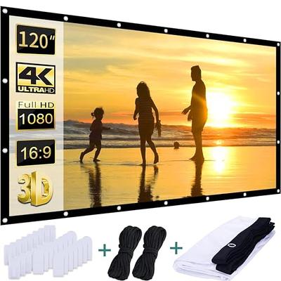 Vankyo Projector Screen 120 4k Hd Projection Screen - 120t : Target