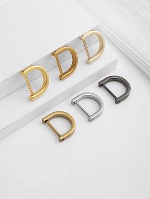 2pcs Gold Clasp Hook Clip Buckle Spring Snap