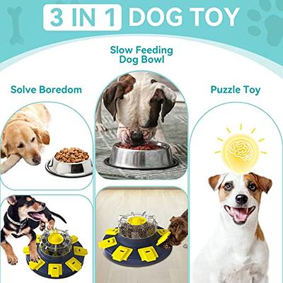 Pootelifys Dog Puzzle Toys Level 2, Dog Treat Puzzle Slow Feeder Food  Dispenser for Boredom and Mental Stimulation, Interactive Enrichment Toys  for Large/Medium/Small and Smart Dog (Puzzle Toys-Blue) - Yahoo Shopping